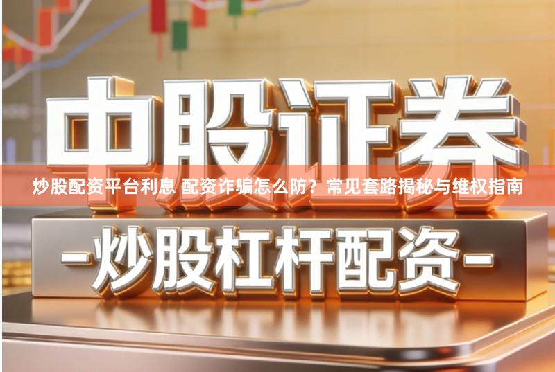 炒股配资平台利息 配资诈骗怎么防？常见套路揭秘与维权指南