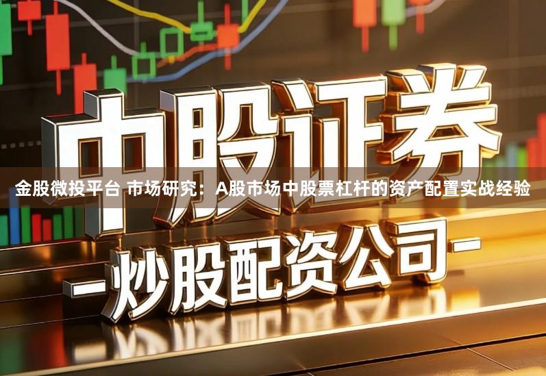 金股微投平台 市场研究：A股市场中股票杠杆的资产配置实战经验